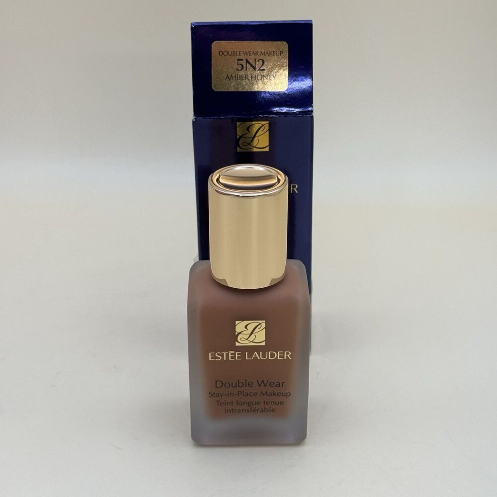 Estee Lauder 1oz Double Wear Stay-in-Place Foundation Old Formula 5N2 AmberHoney